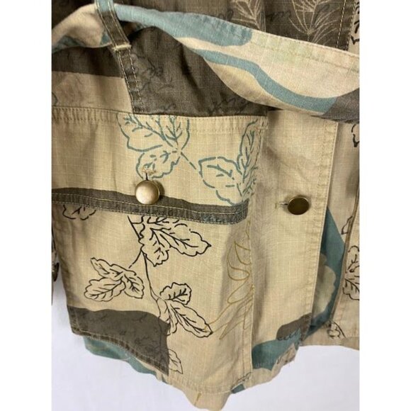 Ruby Rd. Cotton  Military Style  Button Down  Jacket Women's 10 - Picture 11 of 14